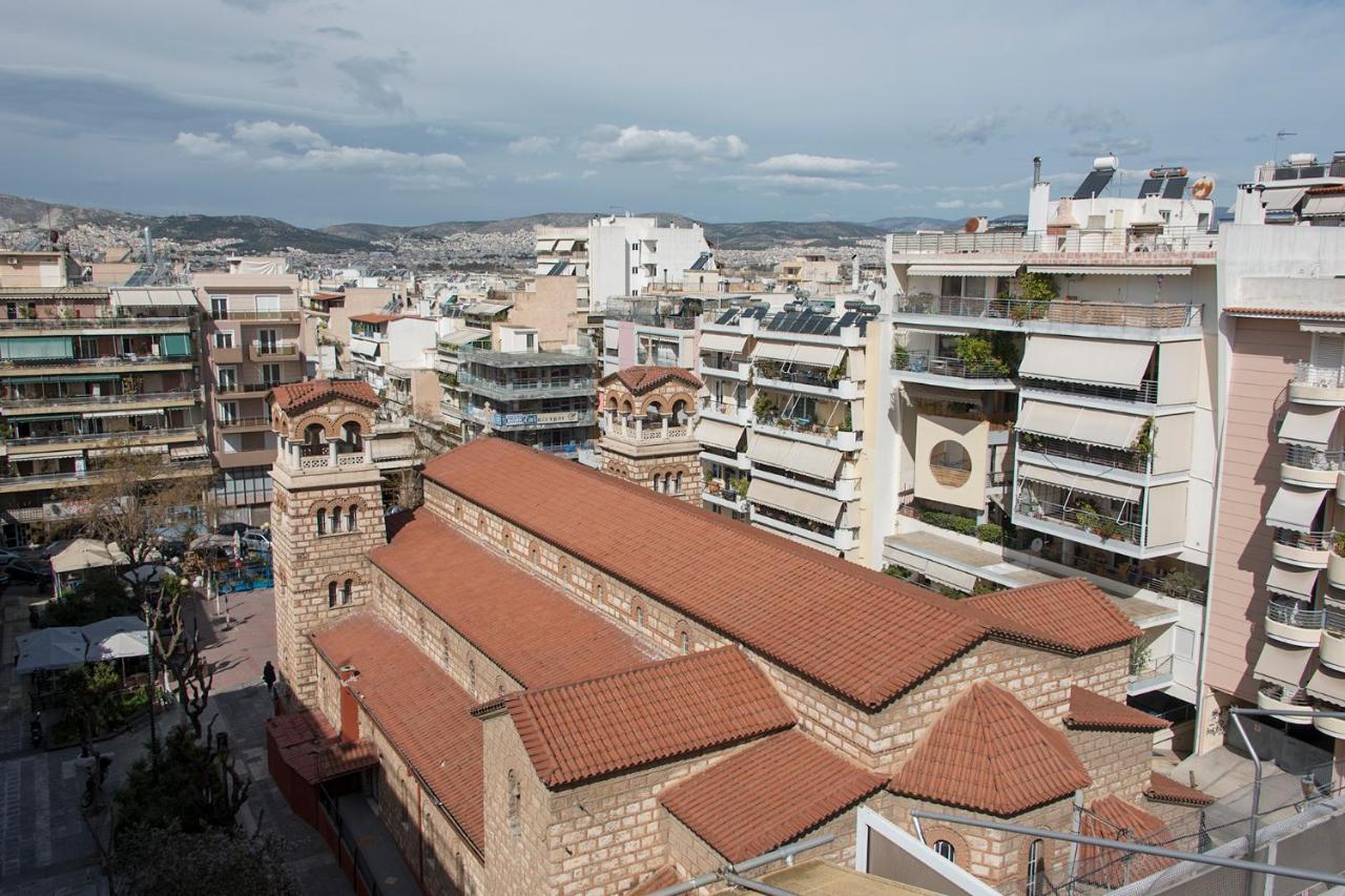 El Greco Bright, Airy Penthouse In Trendy Petralona Apartment Athens Exterior photo