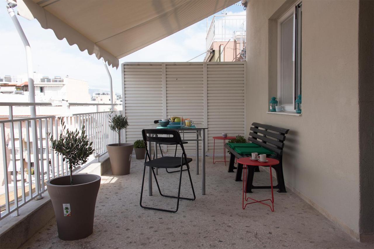 El Greco Bright, Airy Penthouse In Trendy Petralona Apartment Athens Exterior photo